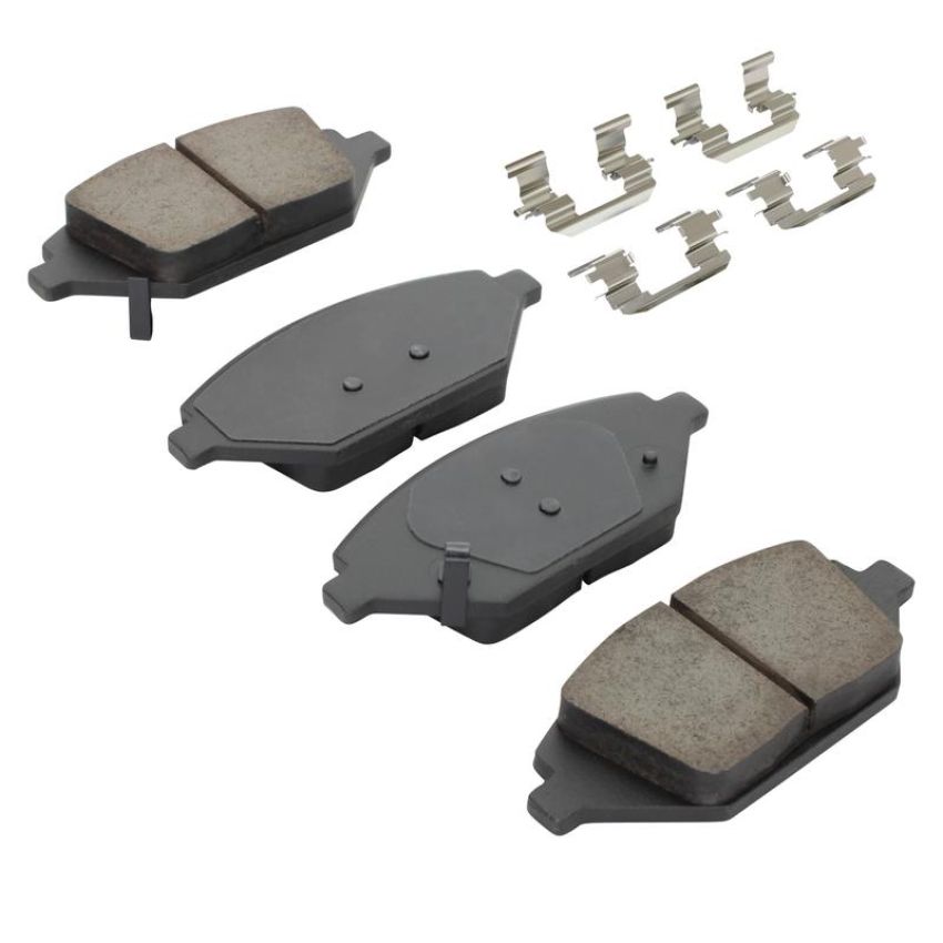 MPA 1003-1864C Quality-Built Black Series Ceramic Brake Pads w/ Hardware