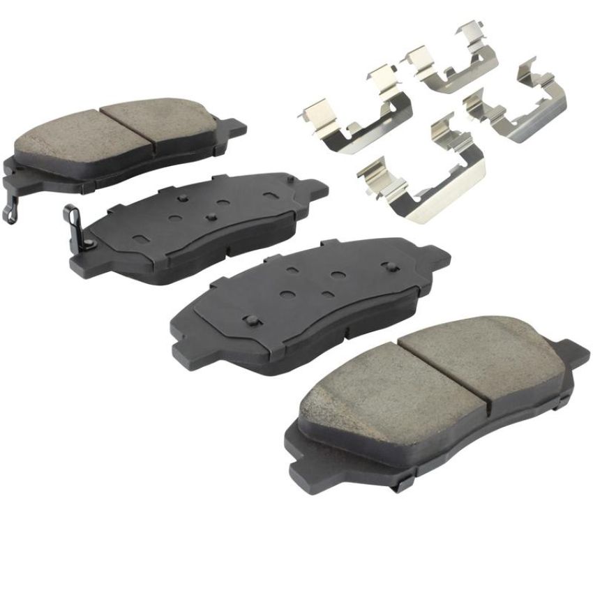 MPA 1003-1917C Quality-Built Black Series Ceramic Brake Pads w/ Hardware