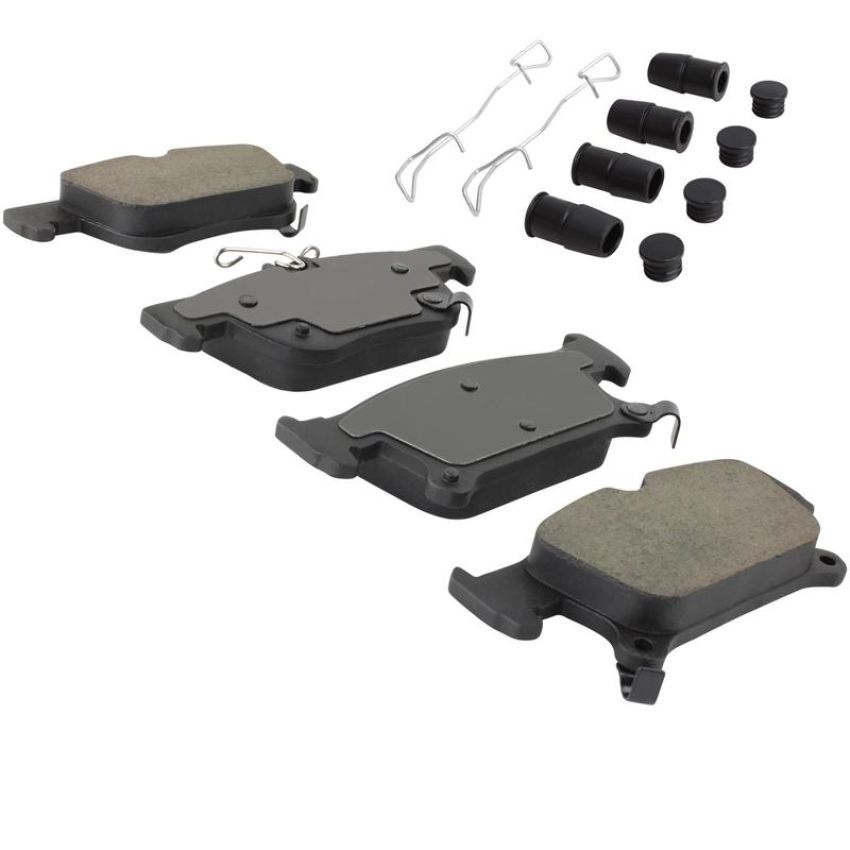MPA 1003-1923C Quality-Built Black Series Ceramic Brake Pads w/ Hardware