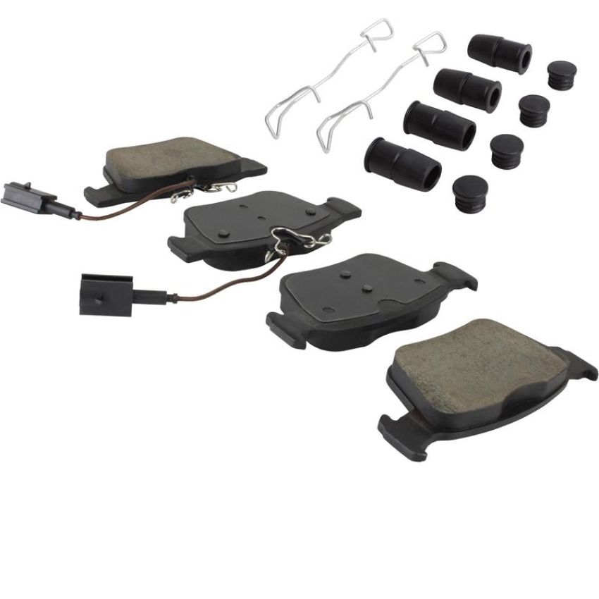 MPA 1003-1989AC Quality-Built Black Series Ceramic Brake Pads w/ Hardware