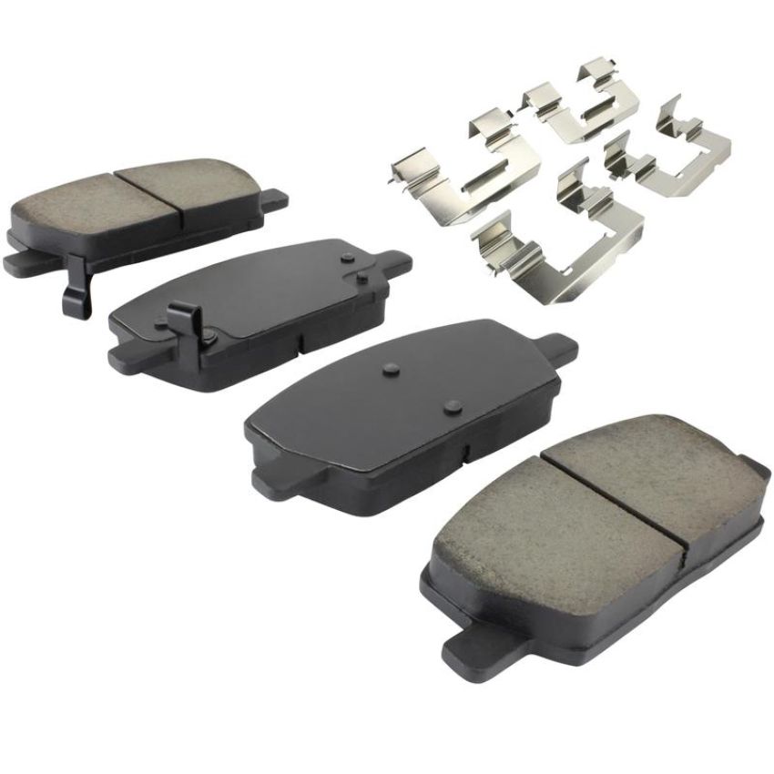 MPA 1003-2019C Quality-Built Black Series Ceramic Brake Pads w/ Hardware