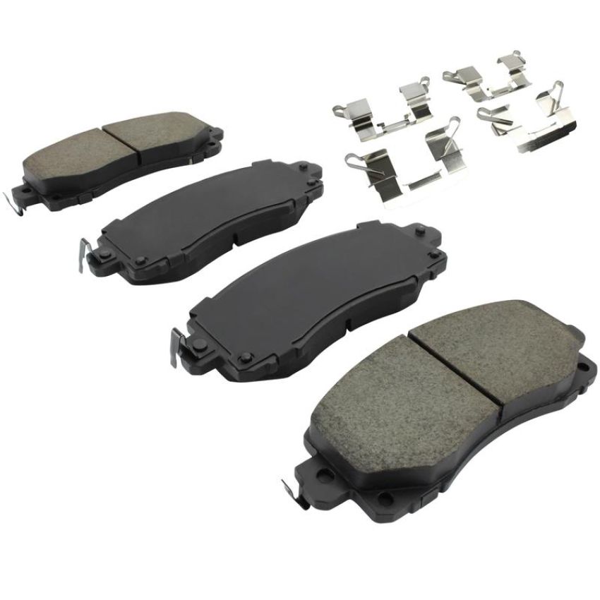 MPA 1003-2045C Quality-Built Black Series Ceramic Brake Pads w/ Hardware