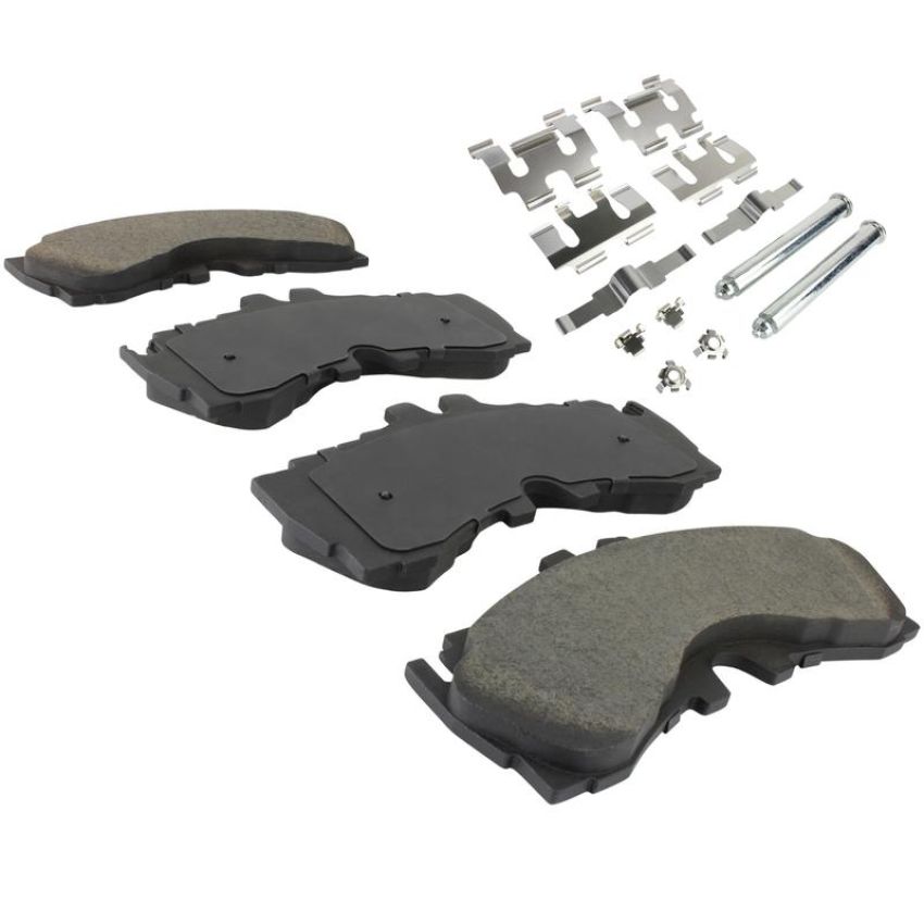 MPA 1003-2062M Quality-Built Black Series Semi-Metallic Brake Pads w/ Hardware