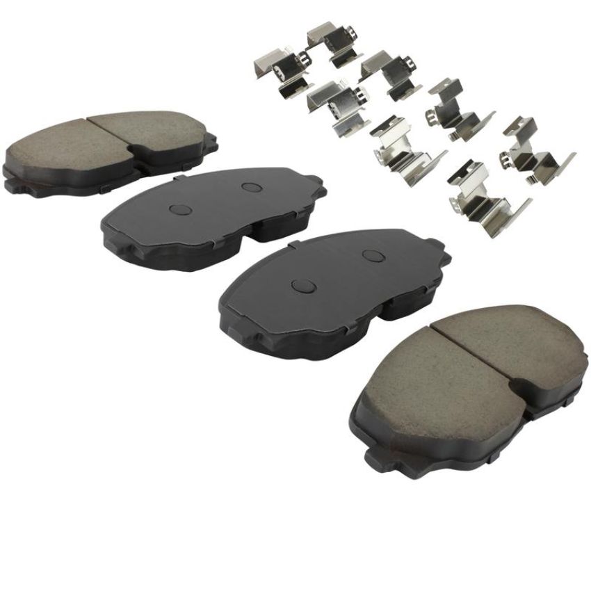MPA 1003-2074C Quality-Built Black Series Ceramic Brake Pads w/ Hardware