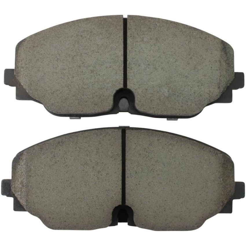 MPA 1003-2074C Quality-Built Black Series Ceramic Brake Pads w/ Hardware