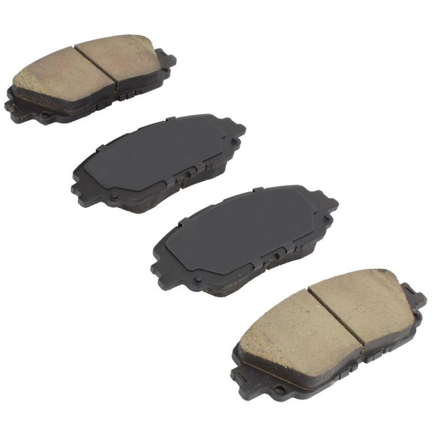 MPA 1003-2076C Quality-Built Black Series Ceramic Brake Pads w/ Hardware