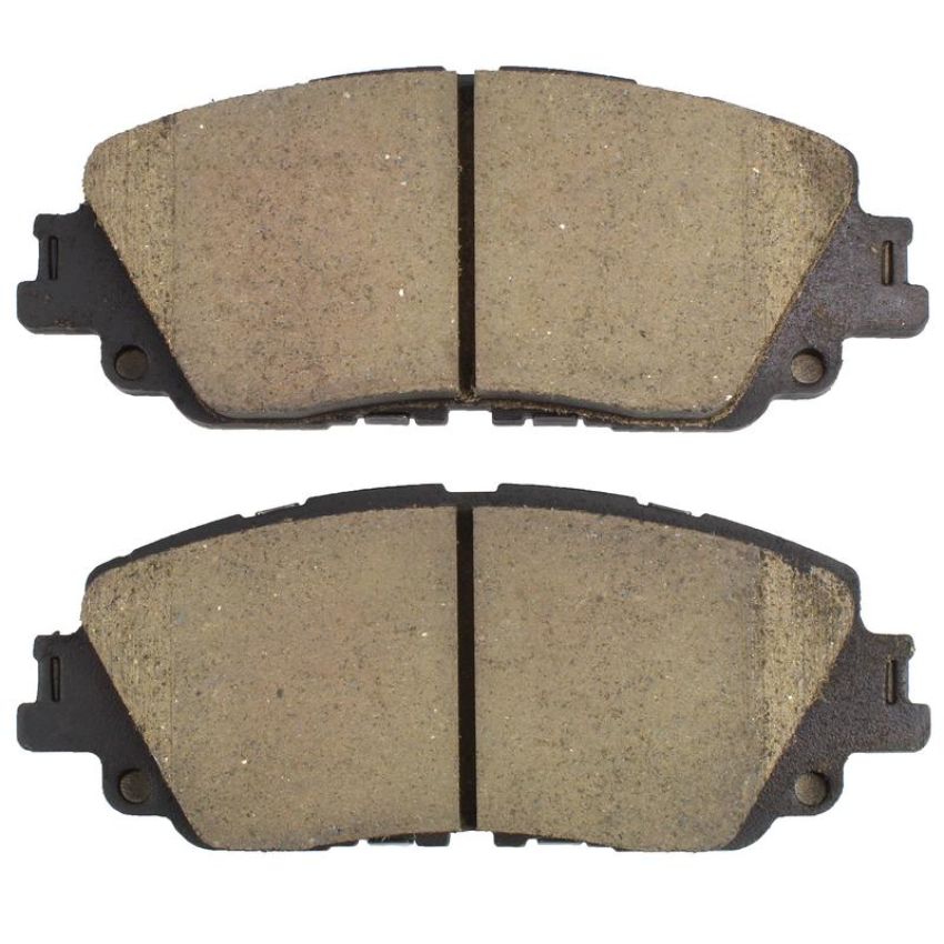 MPA 1003-2076C Quality-Built Black Series Ceramic Brake Pads w/ Hardware