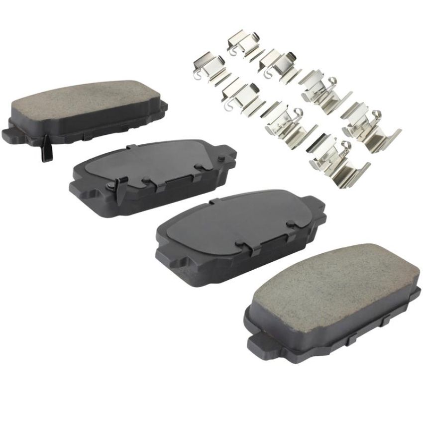 MPA 1003-2081C Quality-Built Black Series Ceramic Brake Pads w/ Hardware