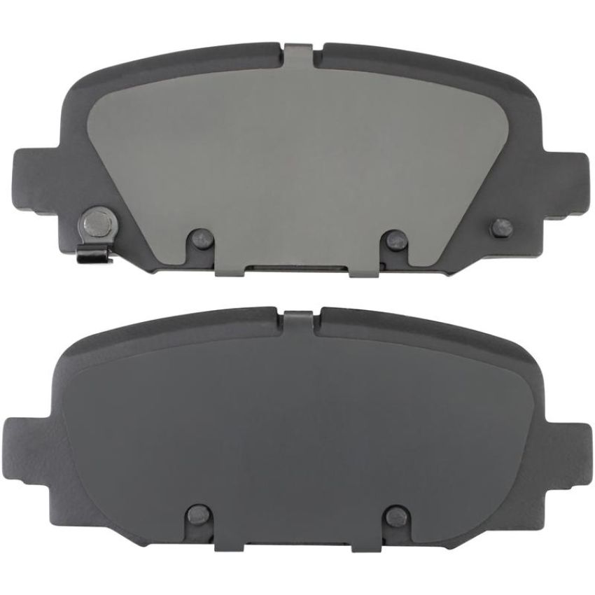 MPA 1003-2081C Quality-Built Black Series Ceramic Brake Pads w/ Hardware