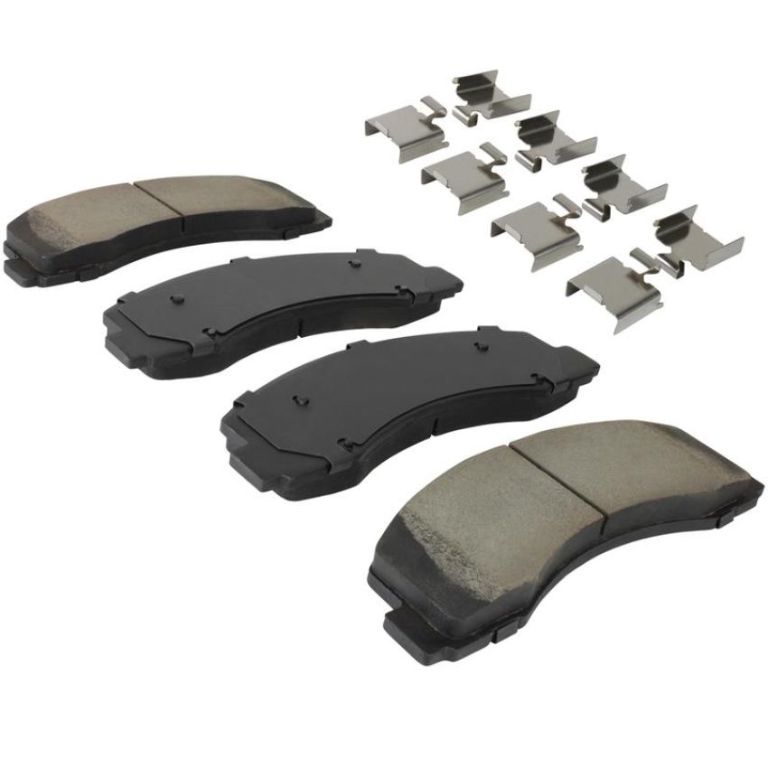 MPA 1003-2087C Quality-Built Black Series Ceramic Brake Pads w/ Hardware