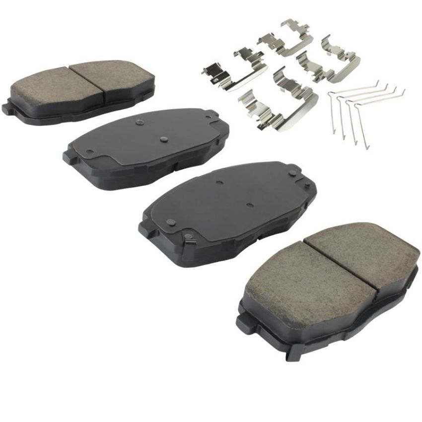 MPA 1003-2094C Quality-Built Black Series Ceramic Brake Pads w/ Hardware