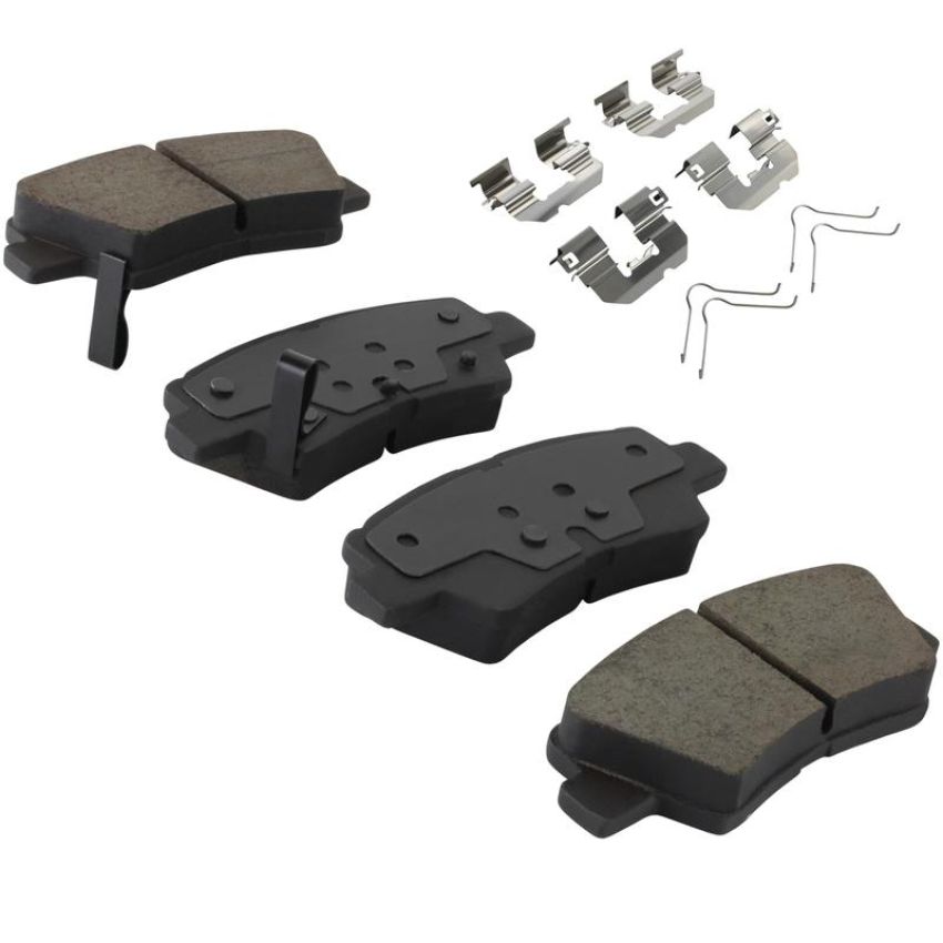 MPA 1003-2098C Quality-Built Black Series Ceramic Brake Pads w/ Hardware
