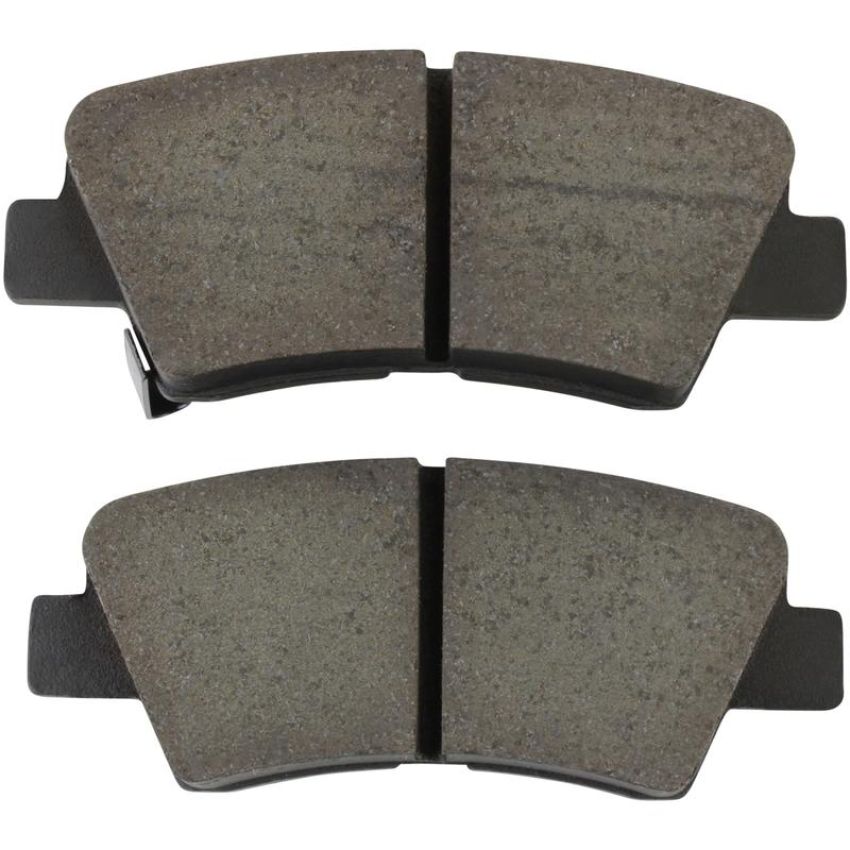 MPA 1003-2098C Quality-Built Black Series Ceramic Brake Pads w/ Hardware