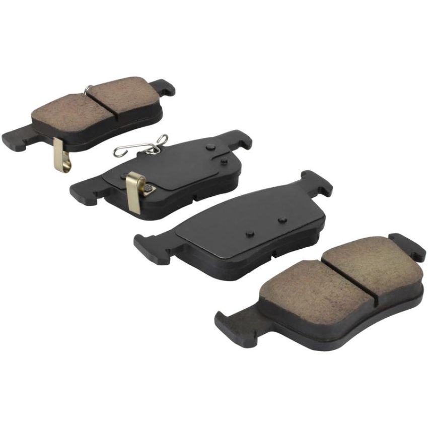 MPA 1003-2102C Quality-Built Black Series Ceramic Brake Pads w/ Hardware