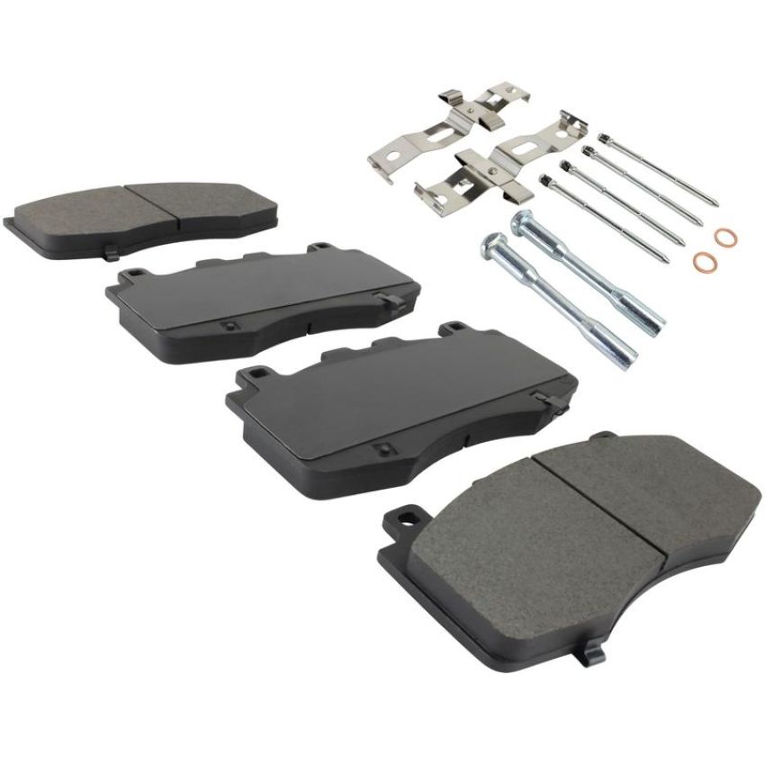 MPA 1003-2152M Quality-Built Black Series Semi-Metallic Brake Pads w/ Hardware