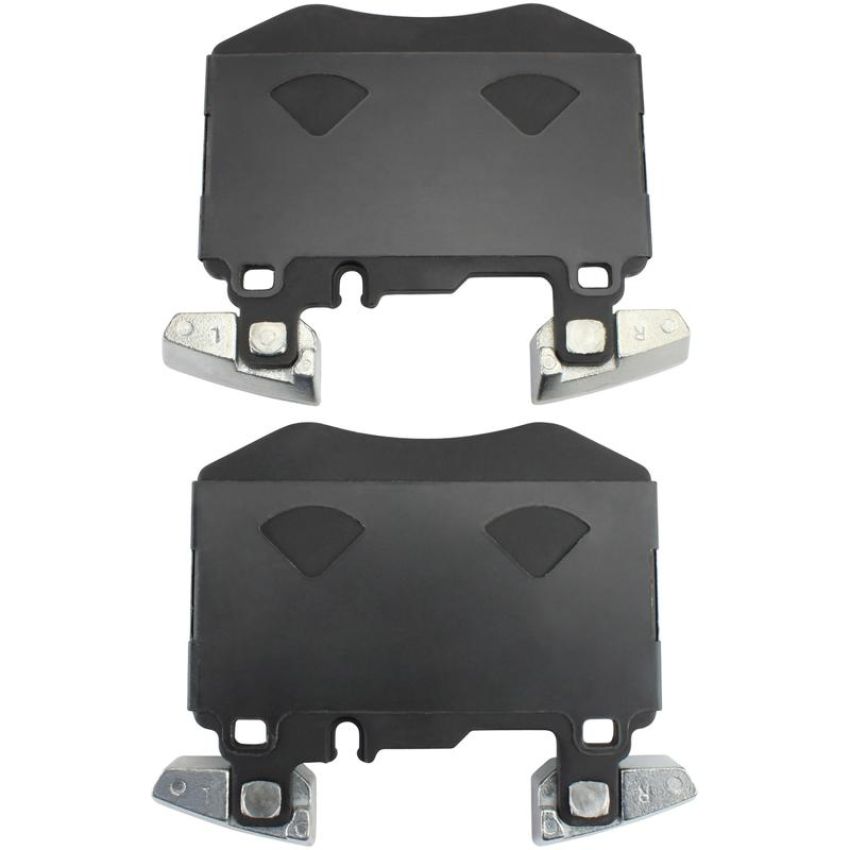 MPA 1003-2162C Quality-Built Black Series Ceramic Brake Pads w/ Hardware