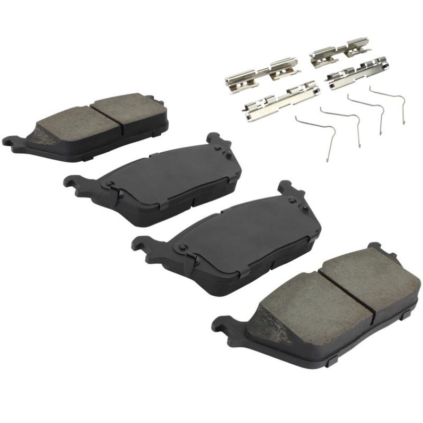 MPA 1003-2169C Quality-Built Black Series Ceramic Brake Pads w/ Hardware