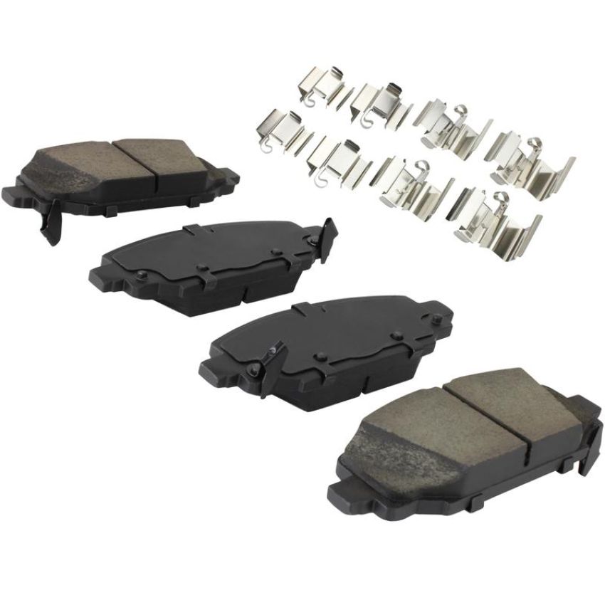 MPA 1003-2172C Quality-Built Black Series Ceramic Brake Pads w/ Hardware