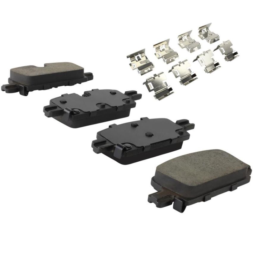 MPA 1003-2174C Quality-Built Black Series Ceramic Brake Pads w/ Hardware