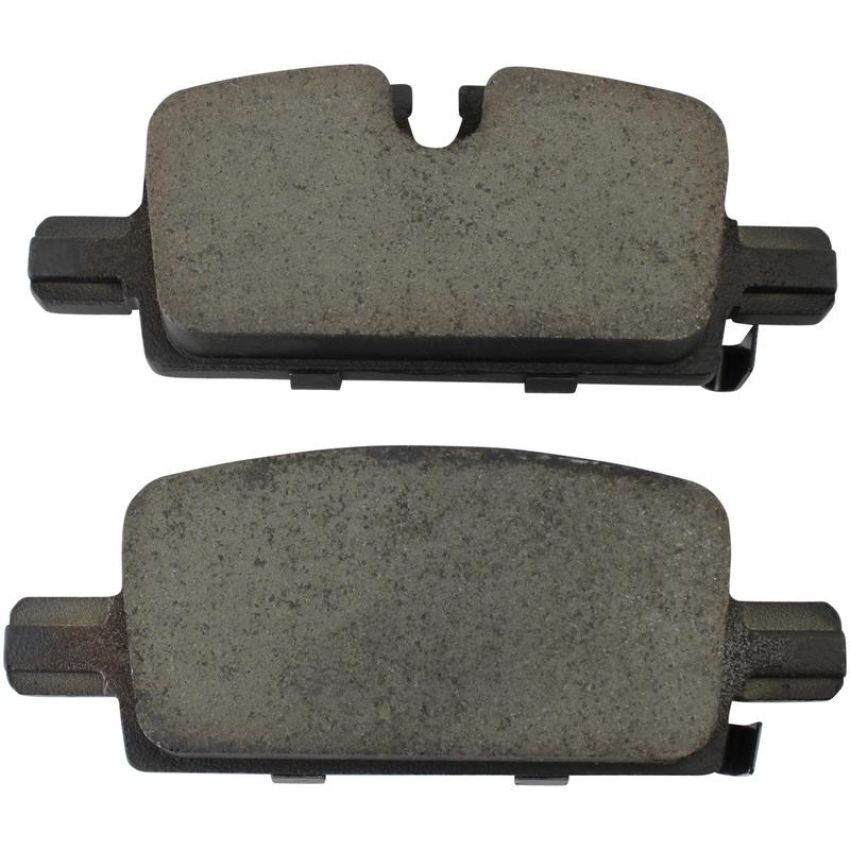 MPA 1003-2174C Quality-Built Black Series Ceramic Brake Pads w/ Hardware