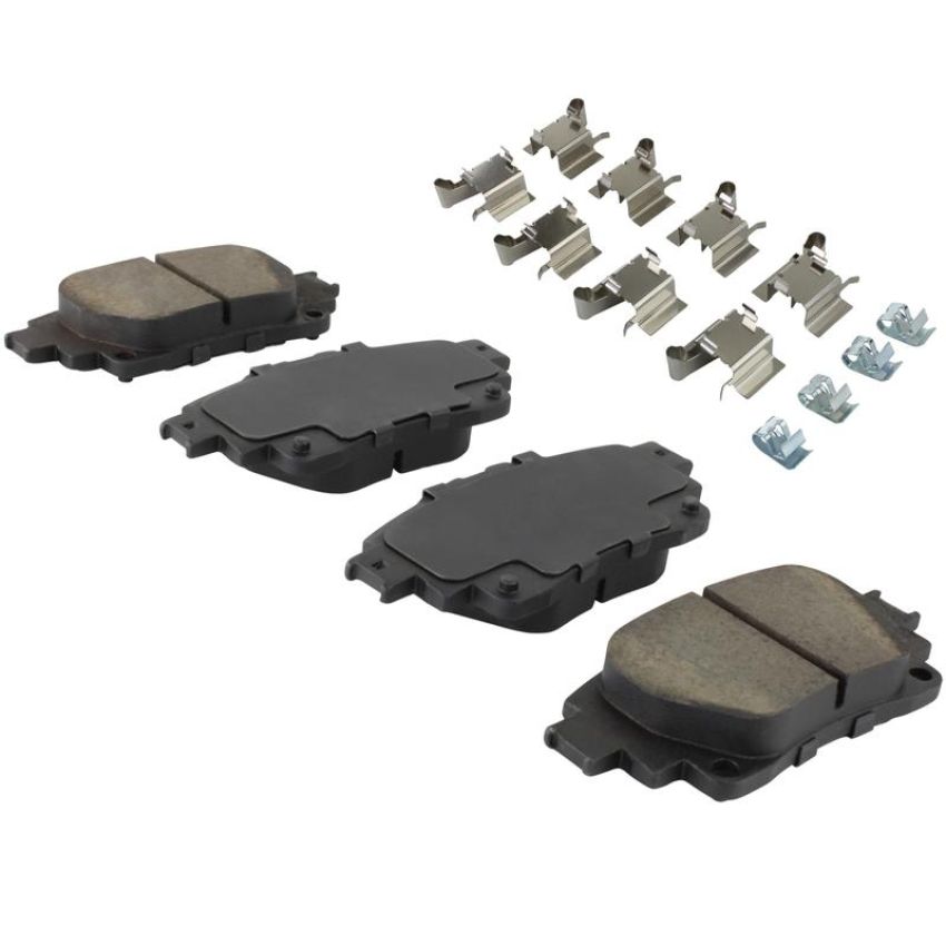MPA 1003-2183C Quality-Built Black Series Ceramic Brake Pads w/ Hardware
