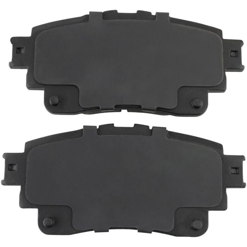 MPA 1003-2183C Quality-Built Black Series Ceramic Brake Pads w/ Hardware