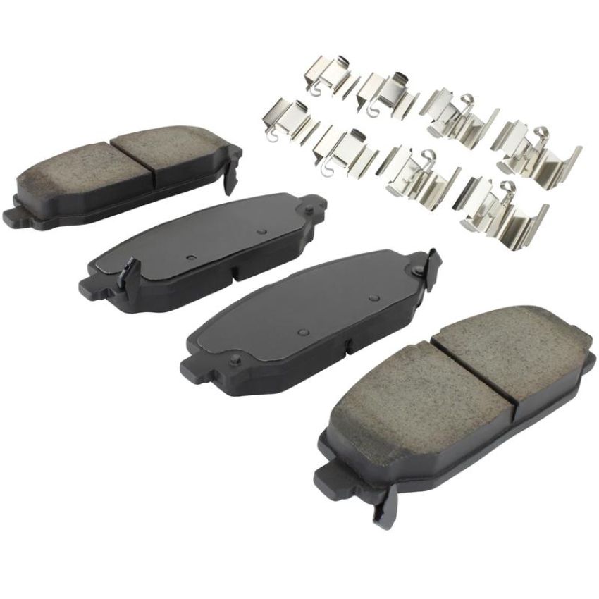 MPA 1003-2186C Quality-Built Black Series Ceramic Brake Pads w/ Hardware