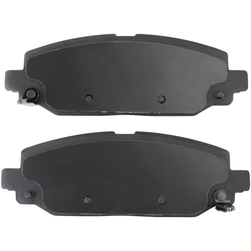 MPA 1003-2186C Quality-Built Black Series Ceramic Brake Pads w/ Hardware