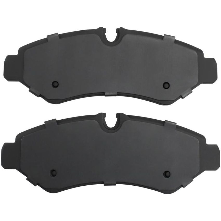 MPA 1003-2201M Quality-Built Black Series Semi-Metallic Brake Pads w/ Hardware