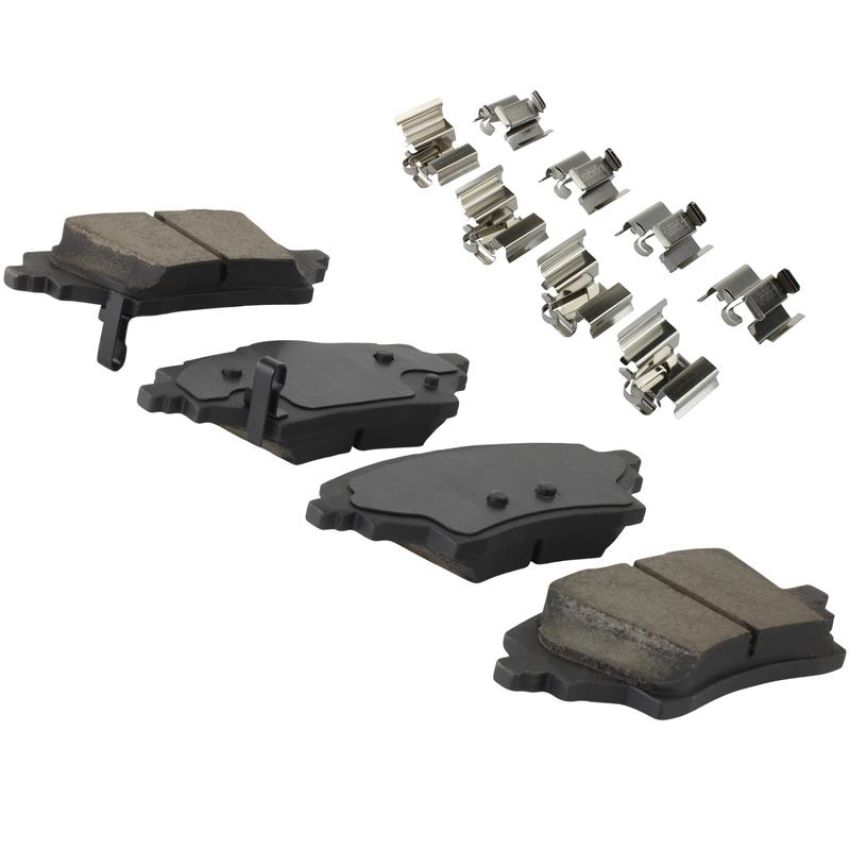 MPA 1003-2202C Quality-Built Black Series Ceramic Brake Pads w/ Hardware