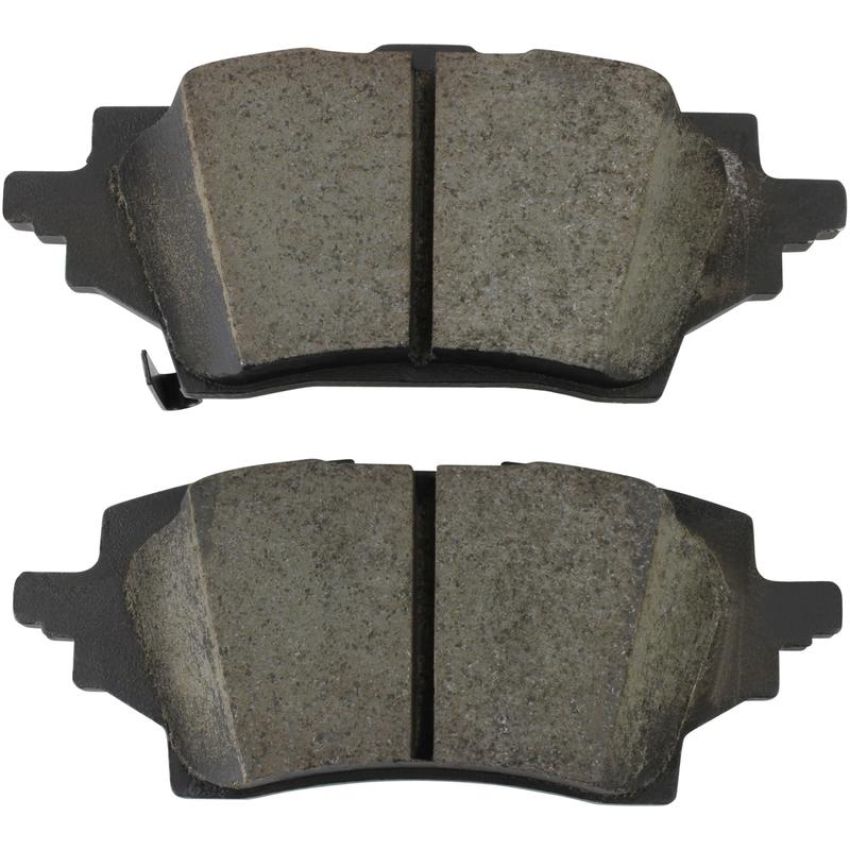 MPA 1003-2202C Quality-Built Black Series Ceramic Brake Pads w/ Hardware