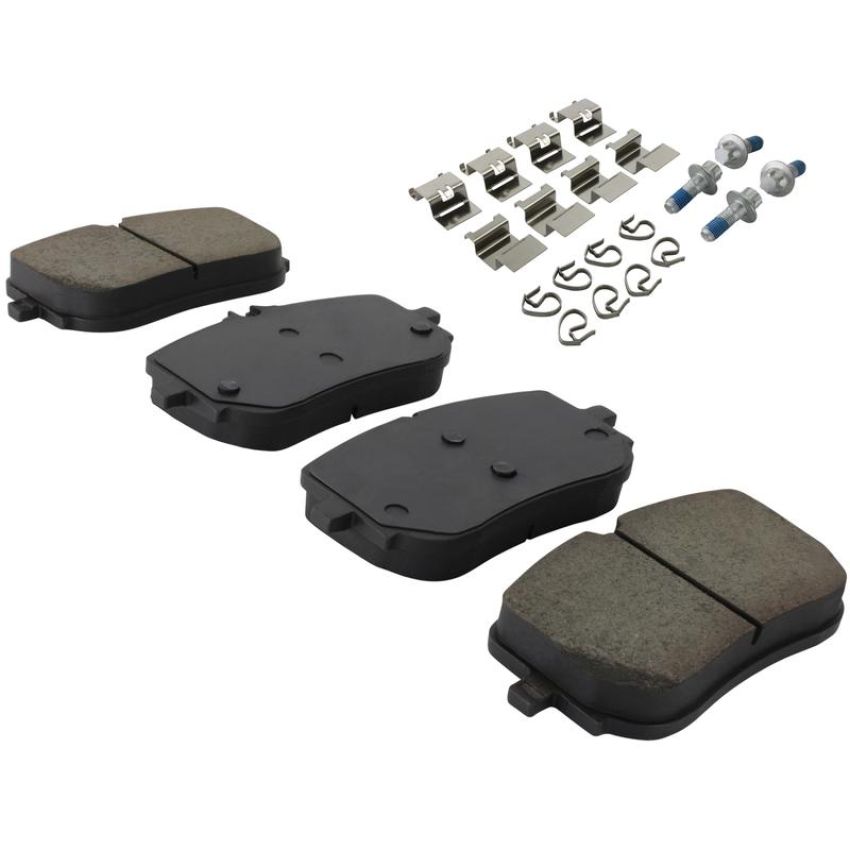 MPA 1003-2206C Quality-Built Black Series Ceramic Brake Pads w/ Hardware