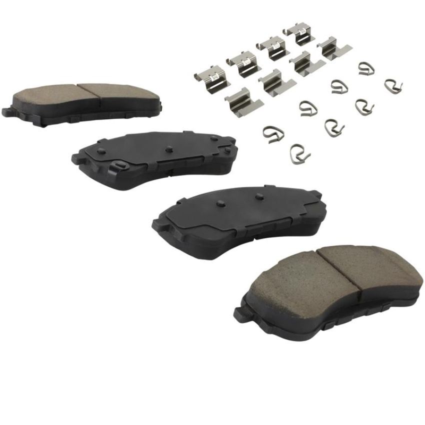 MPA 1003-2208C Quality-Built Black Series Ceramic Brake Pads w/ Hardware