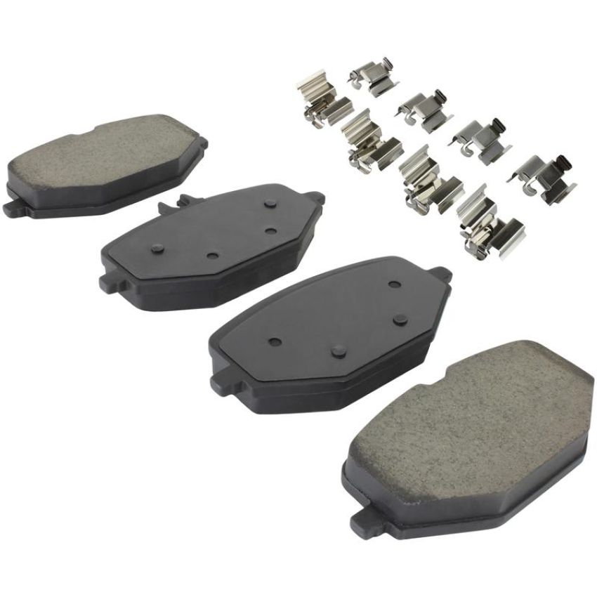 MPA 1003-2210C Quality-Built Black Series Ceramic Brake Pads w/ Hardware