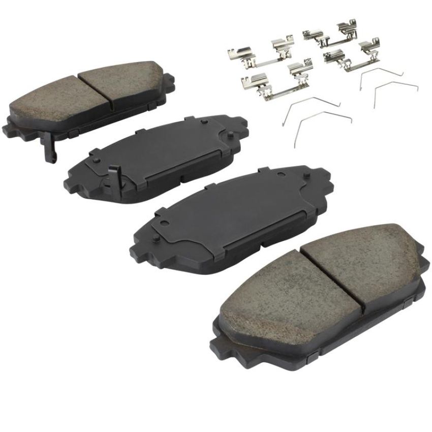 MPA 1003-2218C Quality-Built Black Series Ceramic Brake Pads w/ Hardware