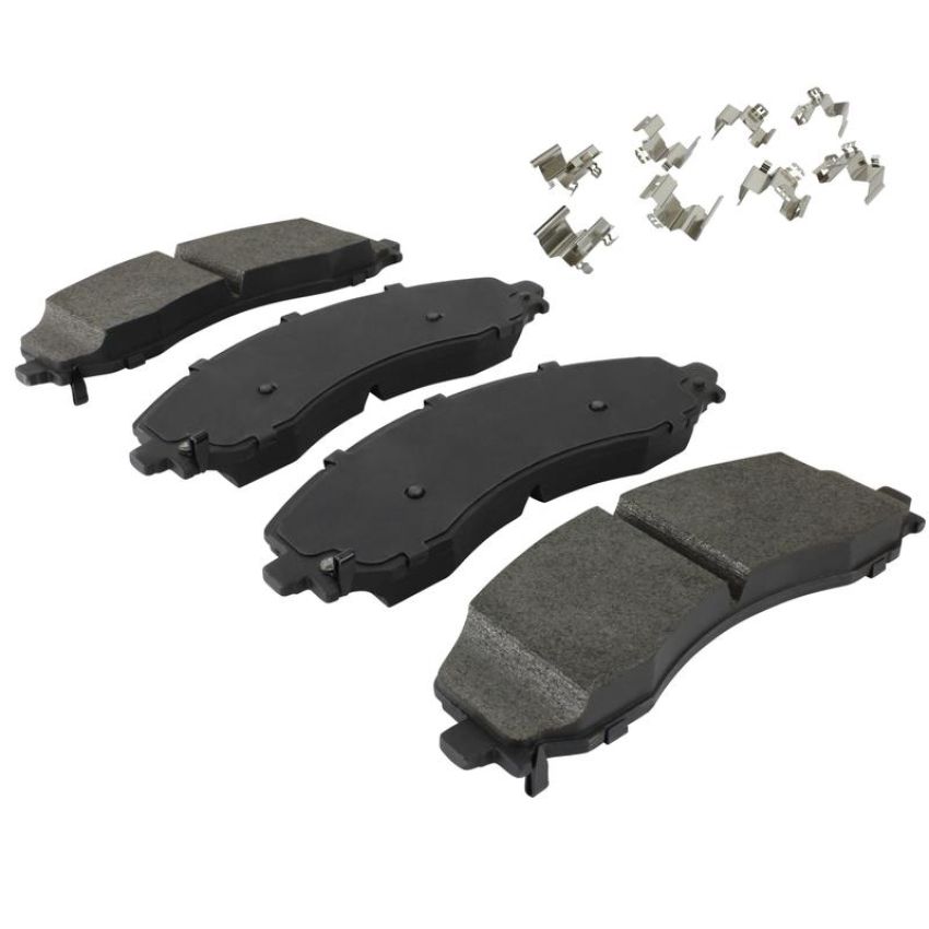 MPA 1003-2223M Quality-Built Black Series Semi-Metallic Brake Pads w/ Hardware