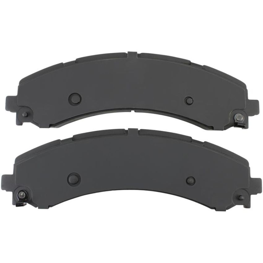 MPA 1003-2224M Quality-Built Black Series Semi-Metallic Brake Pads w/ Hardware