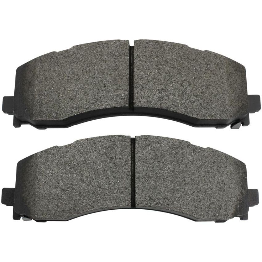 MPA 1003-2225M Quality-Built Black Series Semi-Metallic Brake Pads w/ Hardware