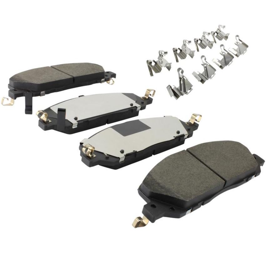 MPA 1003-2229C Quality-Built Black Series Ceramic Brake Pads w/ Hardware