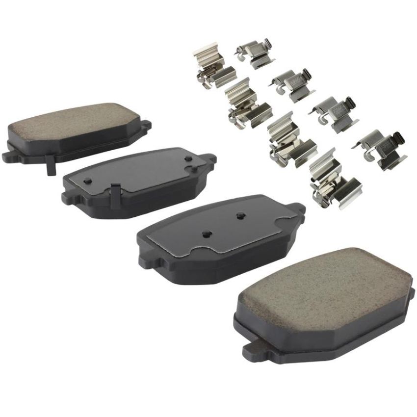 MPA 1003-2231C Quality-Built Black Series Ceramic Brake Pads w/ Hardware