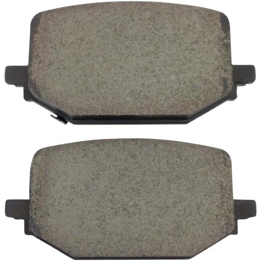 MPA 1003-2231C Quality-Built Black Series Ceramic Brake Pads w/ Hardware