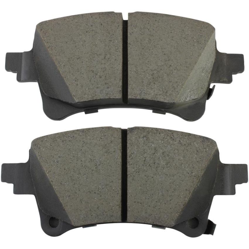 MPA 1003-2233C Quality-Built Black Series Ceramic Brake Pads w/ Hardware