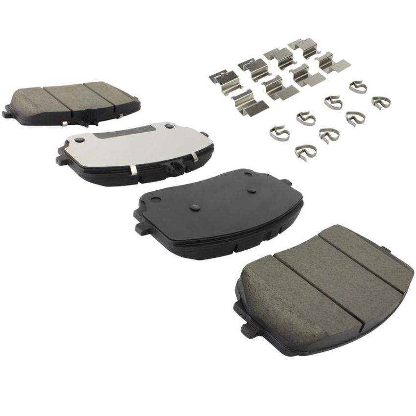 MPA 1003-2237C Quality-Built Black Series Ceramic Brake Pads w/ Hardware