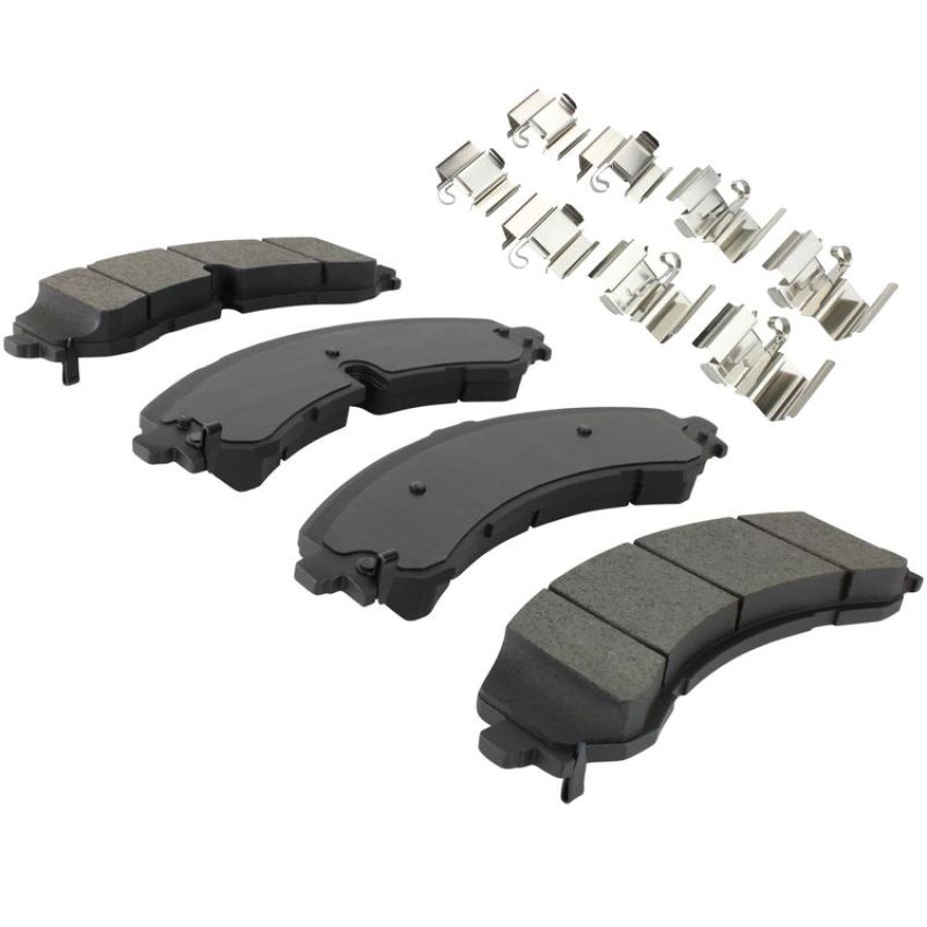 MPA 1003-2250M Quality-Built Black Series Semi-Metallic Brake Pads w/ Hardware