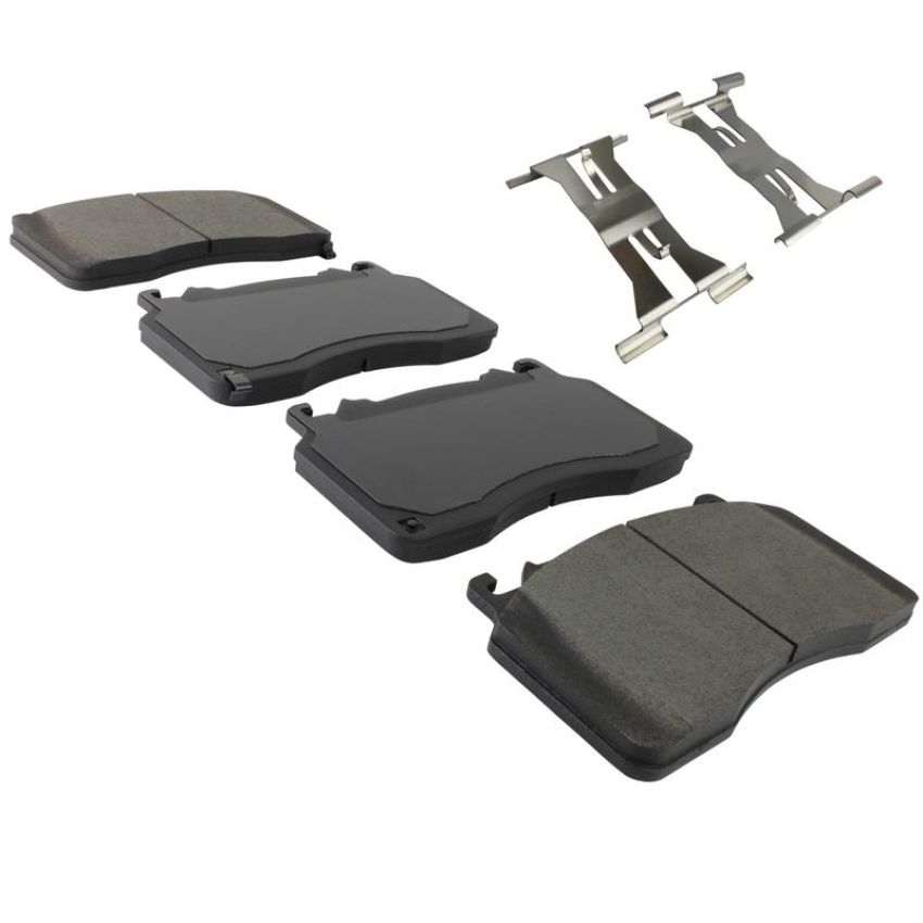 MPA 1003-2267M Quality-Built Black Series Semi-Metallic Brake Pads w/ Hardware
