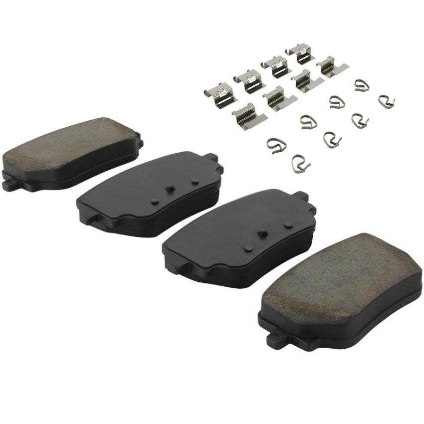 MPA 1003-2271C Quality-Built Black Series Ceramic Brake Pads w/ Hardware