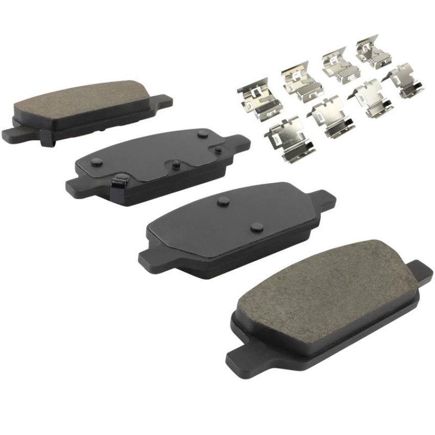 MPA 1003-2283C Quality-Built Black Series Ceramic Brake Pads w/ Hardware