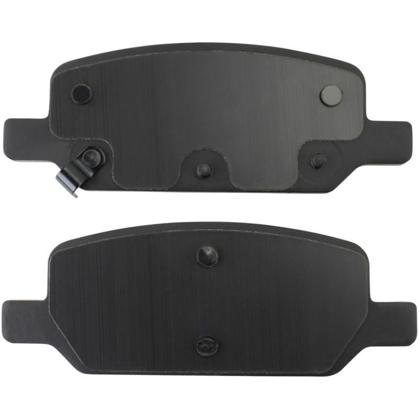 MPA 1003-2283C Quality-Built Black Series Ceramic Brake Pads w/ Hardware