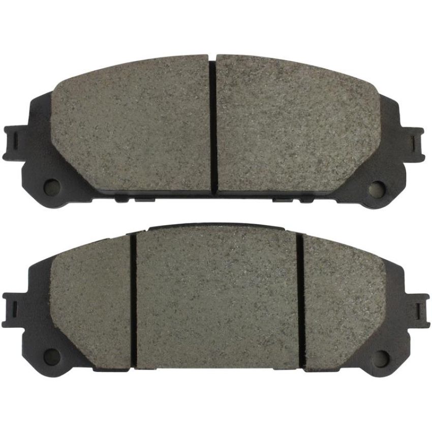 MPA 1003-2304C Quality-Built Black Series Ceramic Brake Pads w/ Hardware