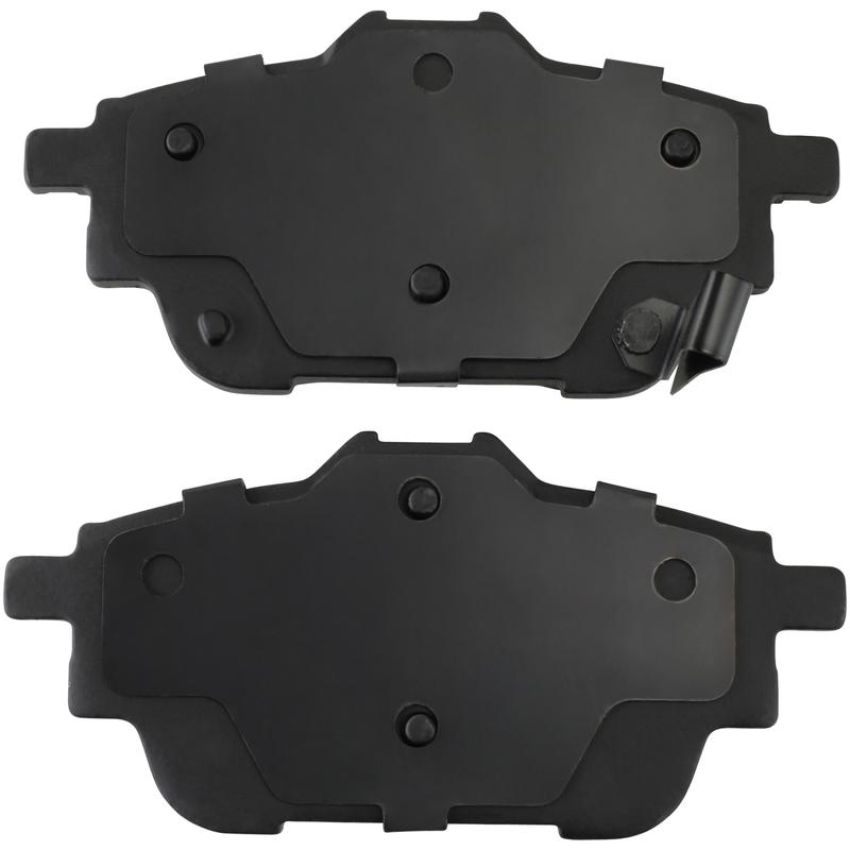 MPA 1003-2306C Quality-Built Black Series Ceramic Brake Pads w/ Hardware